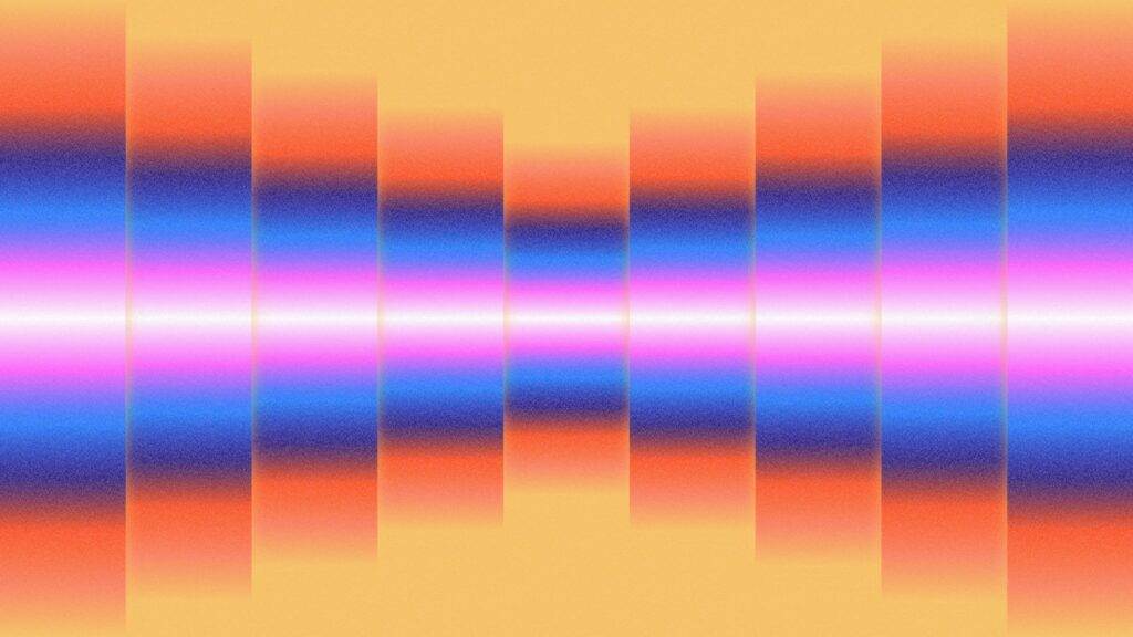 Abstract gradient pattern with colorful vertical stripes